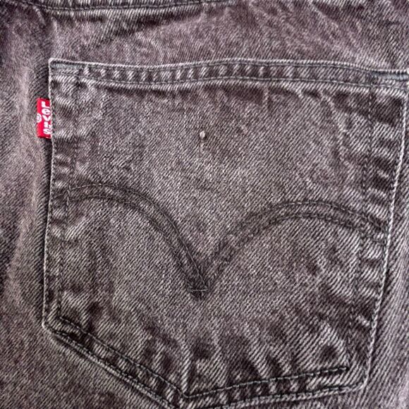 Levis 501 XX Jeans Men 36x30 (38x32 Tag) Button Fly Straight Fit Gray Wash Denim - Picture 7 of 13